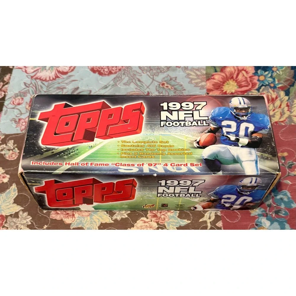 1997 Topps NFL Football Complete Set 415 Cards Hall of Fame Class of 97 Box